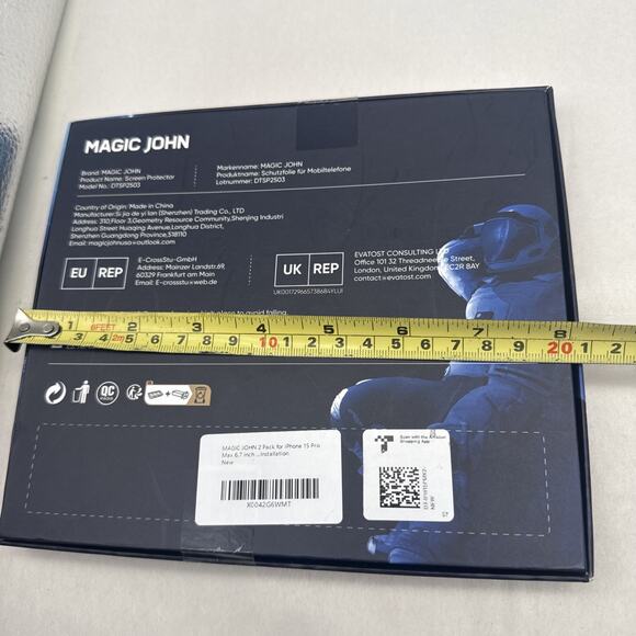 2 Pack for Iphone 15 Pro Max 6.7 Inch Tempered Glass Screen Protector *READ DE.. - Picture 13 of 16